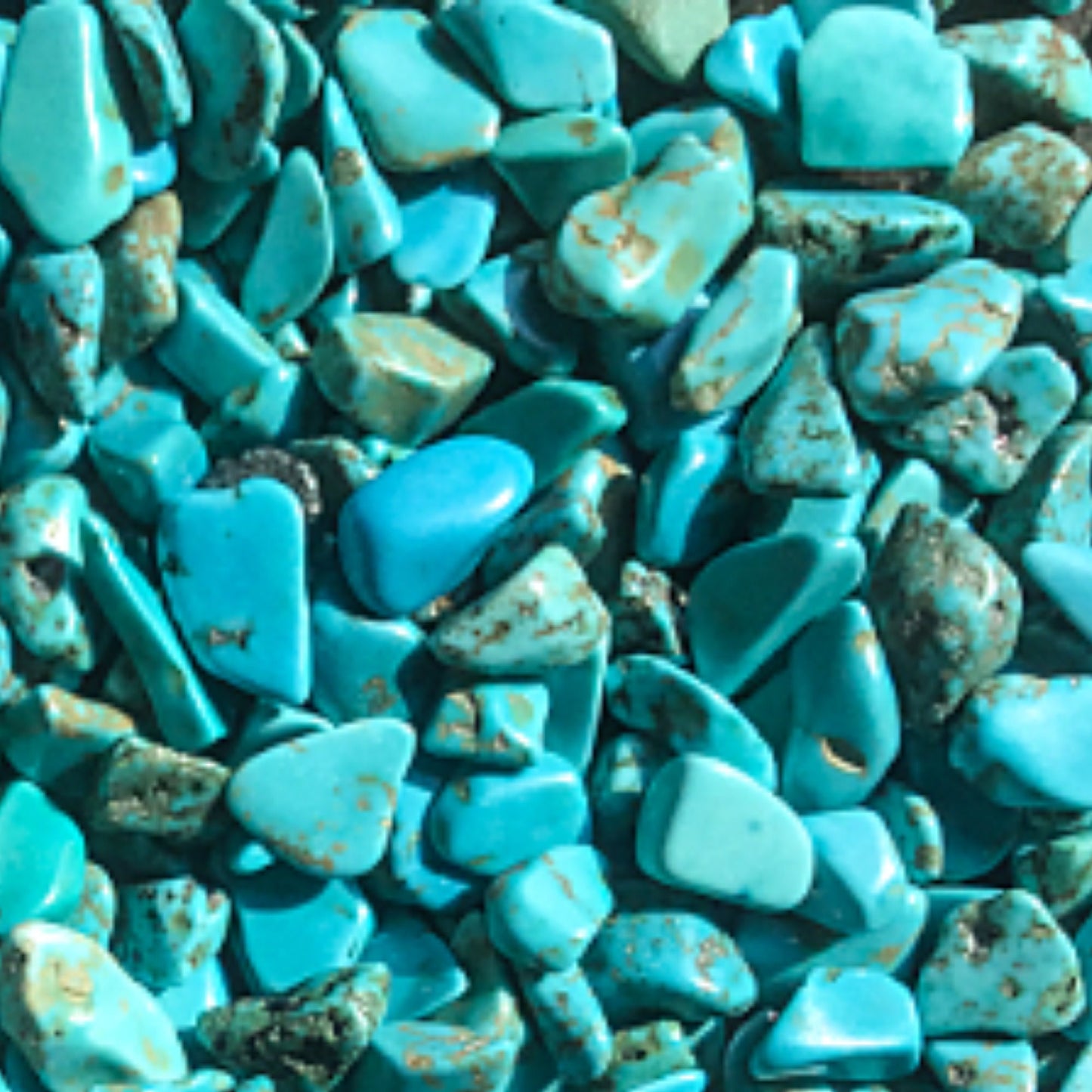 BLUE HOWLITE (Turquoise) Chips - 5-9 mm - 1, 2, 4, 8 oz - Gemstone Chips - Crystal Chips - Roller Bottle Chips - Arts & Crafts