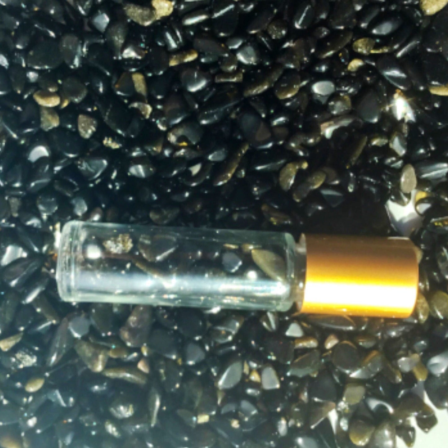 GOLDEN OBSIDIAN Chips - 5-9mm - 1, 2, 4, 8 oz - Gemstone Chips - Crystal Chips - Roller Bottle Chips - Healing Crystals - Art & Crafts