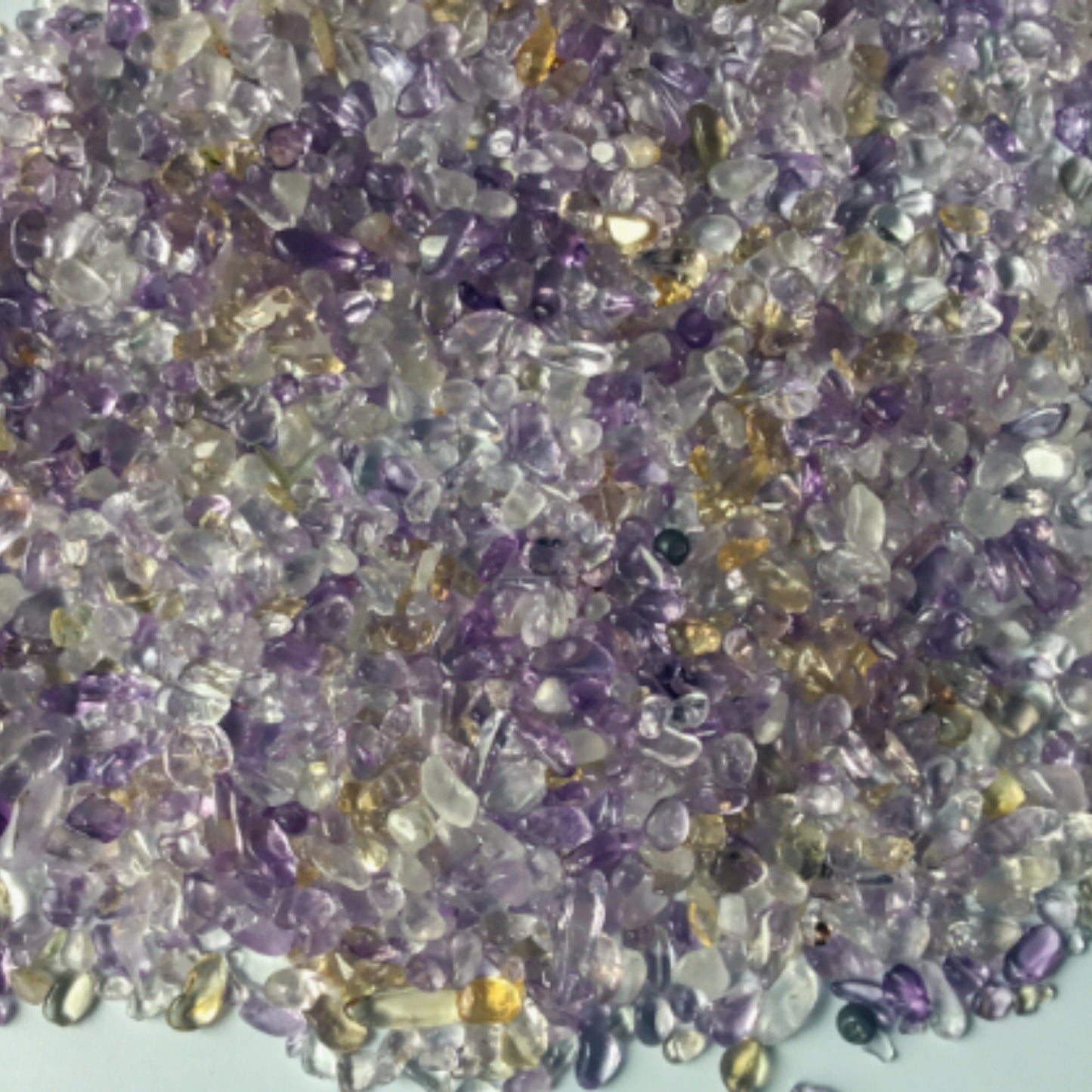 AMETRINE Chips - 2 Sizes - 2-3mm, 5-7mm - 1, 2, 4, 8 oz - Crystal Chips - Gemstone Chips - Roller Bottle Chips - Arts & Crafts