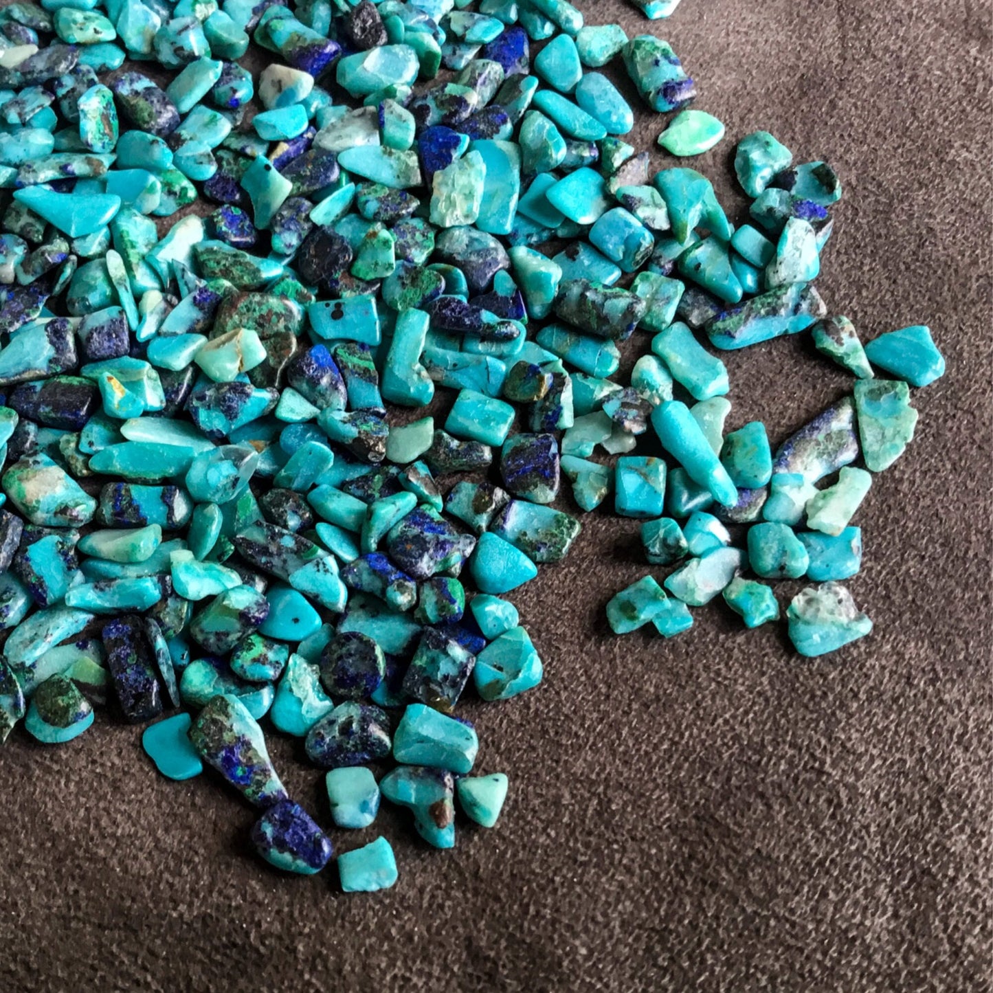 CHRYSOCOLLA Chips - 3-7mm - 1, 2, 4, 8 oz - Gemstone Chips - Crystal Chips - Roller Bottle Chips - Arts & Crafts