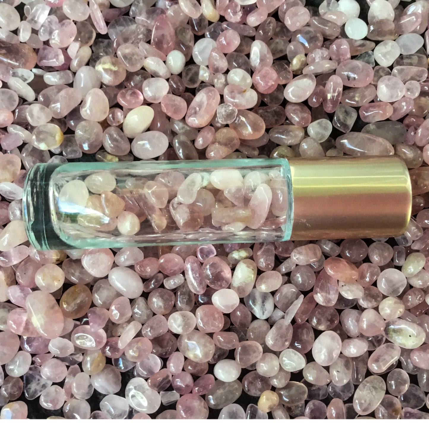 DARK ROSE QUARTZ Chips - 3-7mm - 1, 2, 4, 8 oz - Crystal Chips - Gemstone Chips - Roller Bottle Chips - Healing Crystals - Arts & Crafts